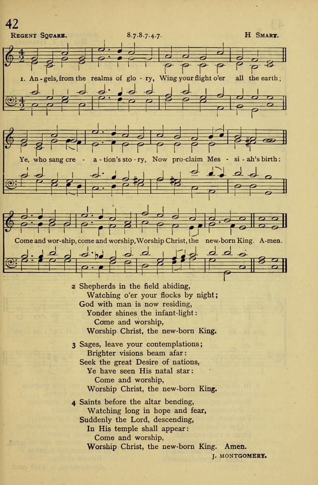 Columbia University Hymnal page 43