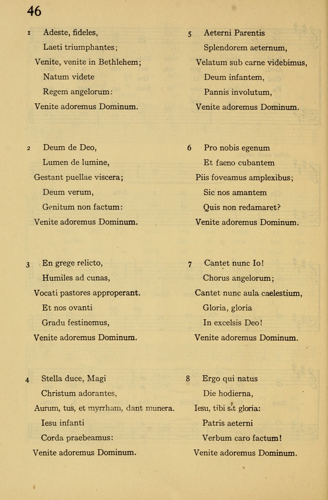 Columbia University Hymnal page 48