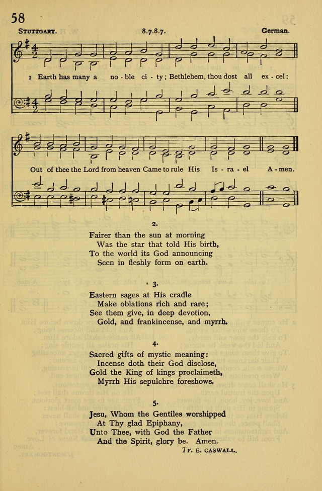 Columbia University Hymnal page 63