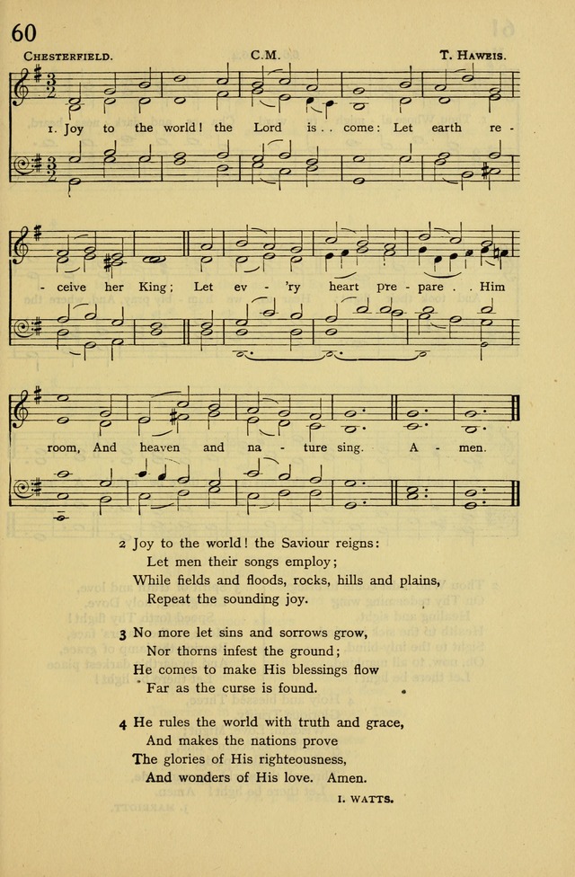 Columbia University Hymnal page 65
