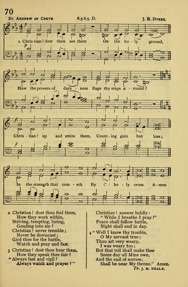 Columbia University Hymnal page 75