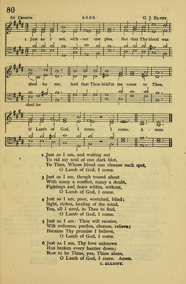 Columbia University Hymnal page 85