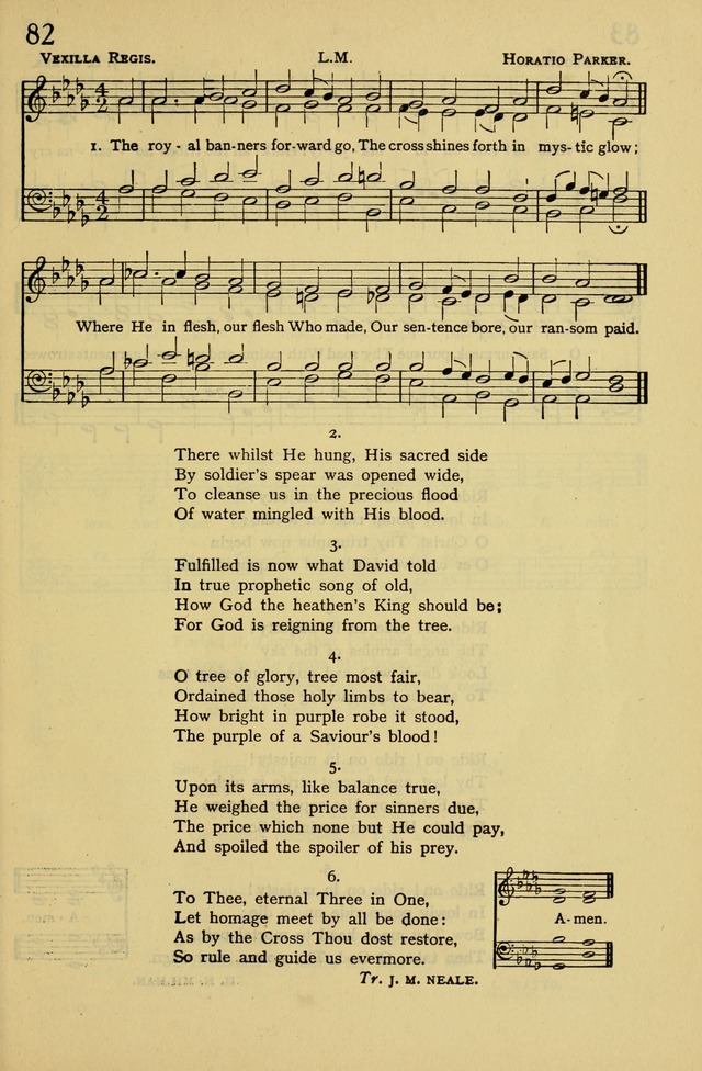 Columbia University Hymnal page 87