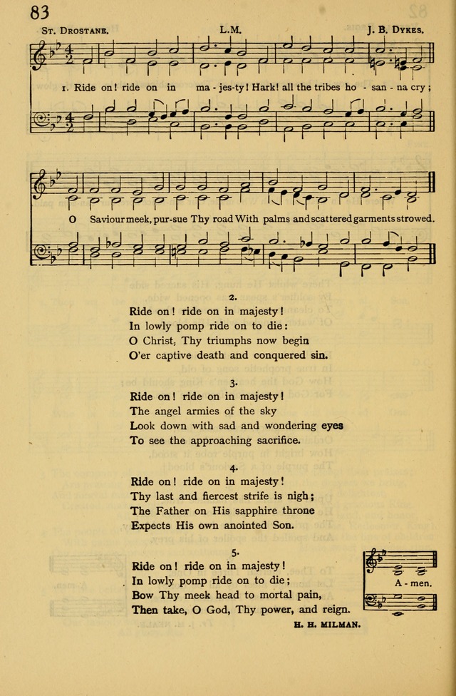 Columbia University Hymnal page 88