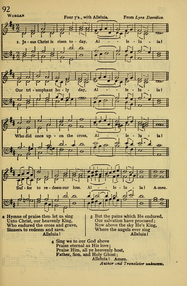 Columbia University Hymnal page 99