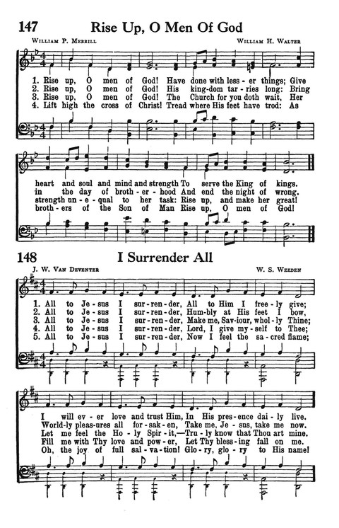 The Cokesbury Worship Hymnal page 121