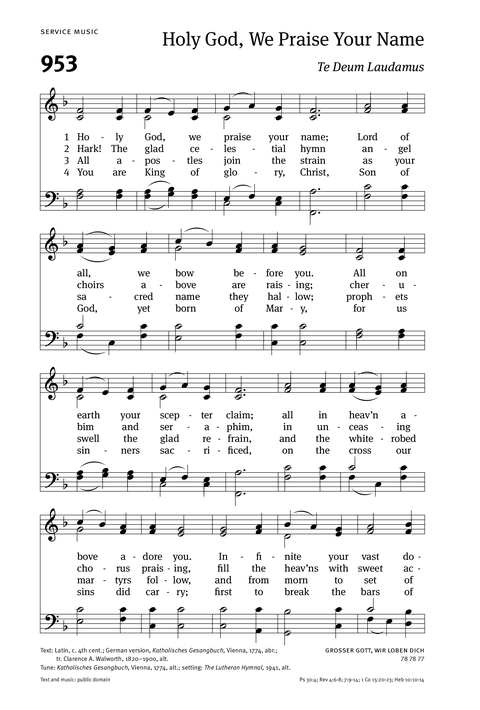 Christian Worship: Hymnal page 1012