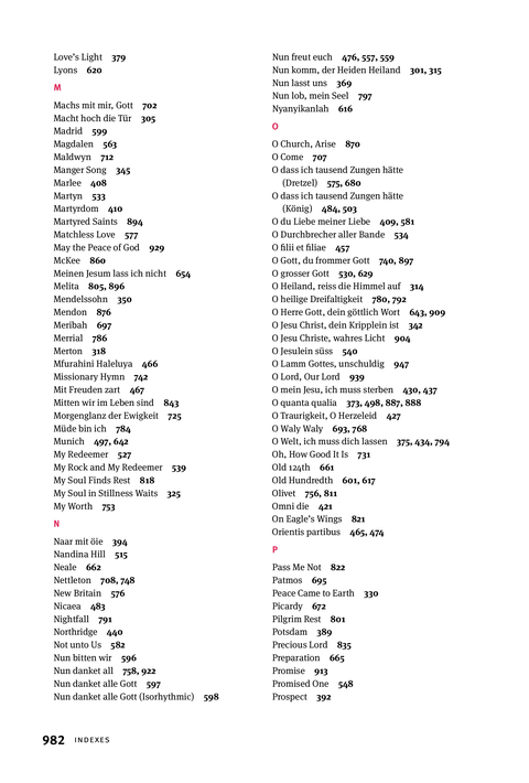 Christian Worship: Hymnal page 1042