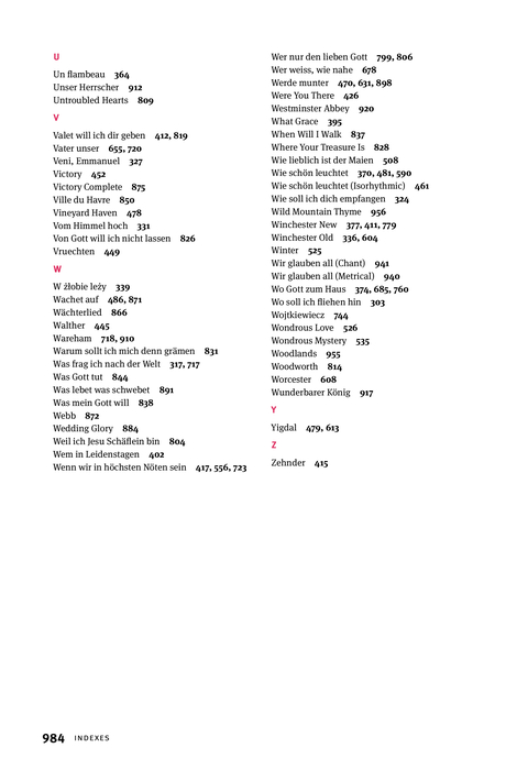 Christian Worship: Hymnal page 1044