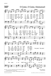 O Come, O Come, Emmanuel | Hymnary.org