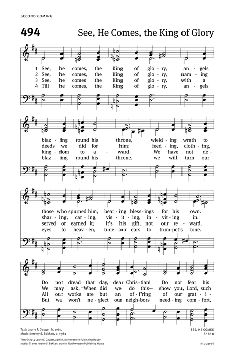 Christian Worship: Hymnal page 468