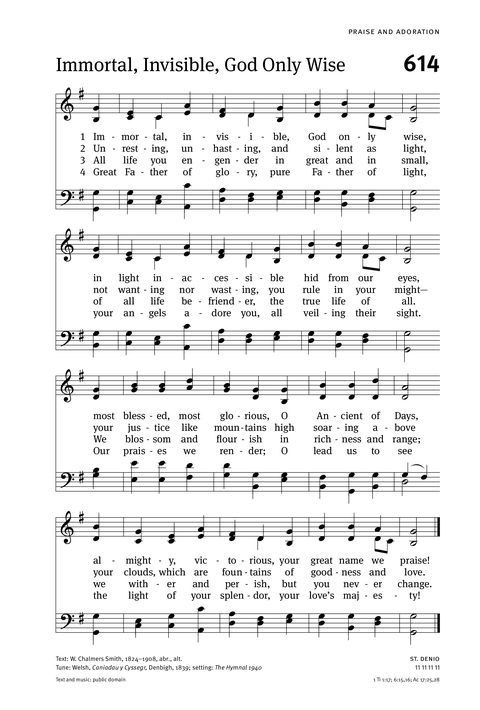 Christian Worship: Hymnal page 609