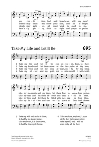 Take My Life, and Let It Be