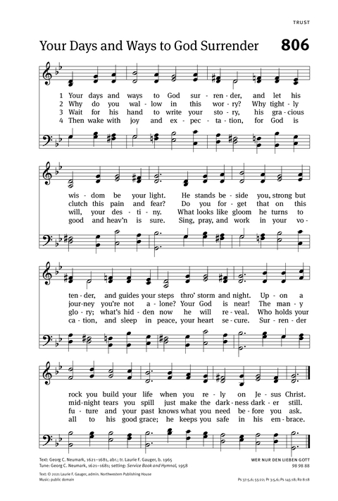 Christian Worship: Hymnal page 829