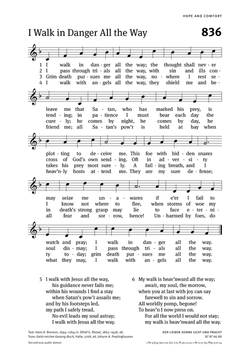Christian Worship: Hymnal page 869