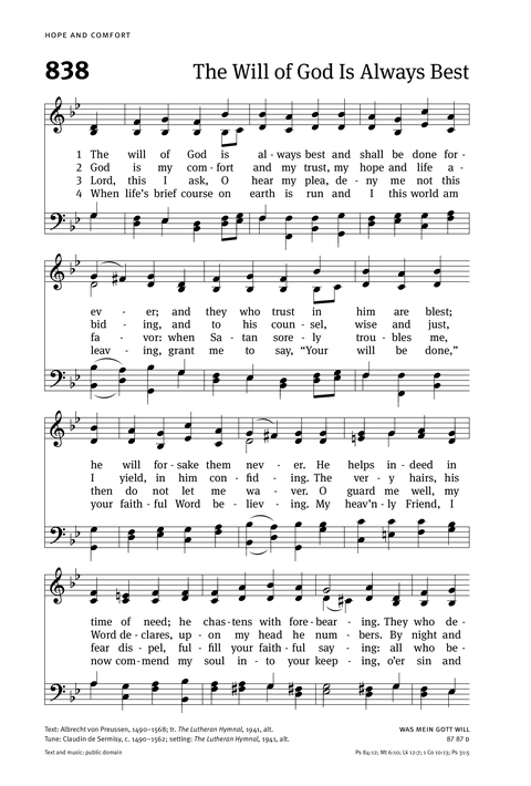 Christian Worship: Hymnal page 872