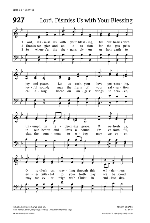 Christian Worship: Hymnal page 984