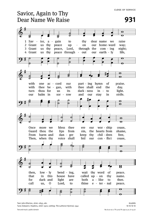 Christian Worship: Hymnal page 989