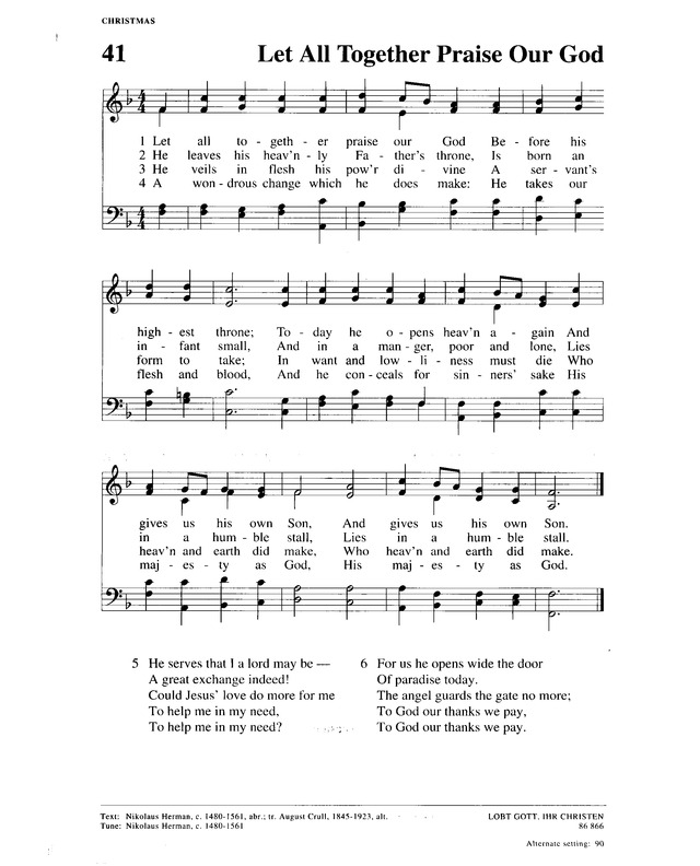 Christian Worship (1993): a Lutheran hymnal page 213