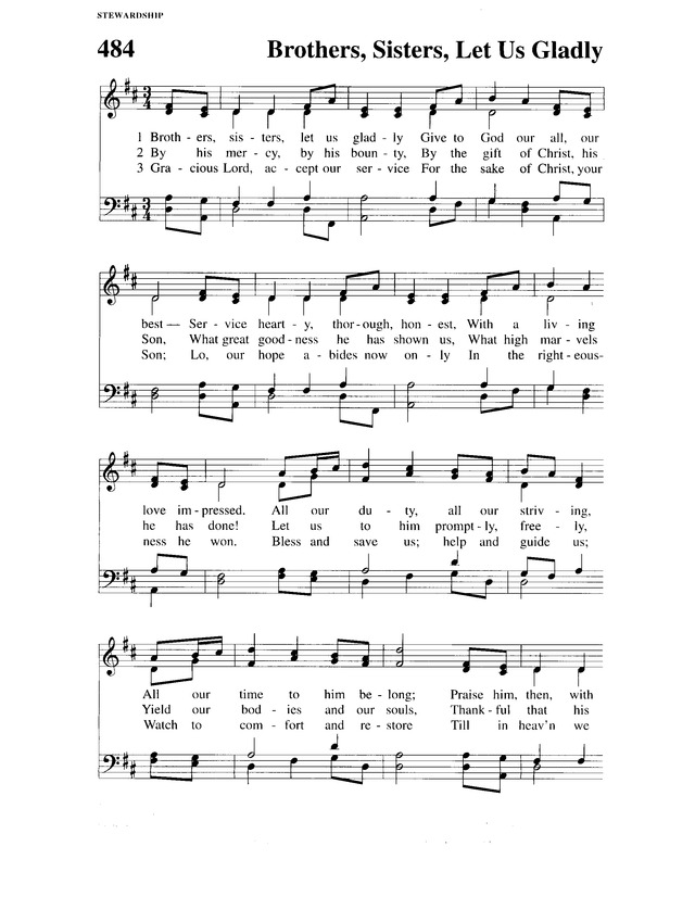 My Brother's Keeper (Hymnal Sheet) – Doug Little Songs