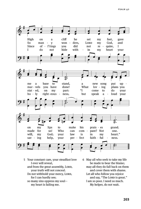 Christian Worship: Psalter page 203