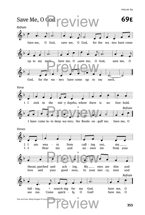 Christian Worship: Psalter page 353