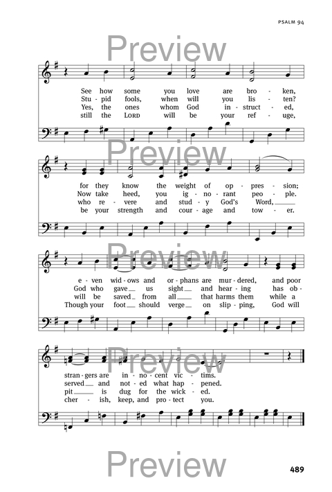 Christian Worship: Psalter page 489