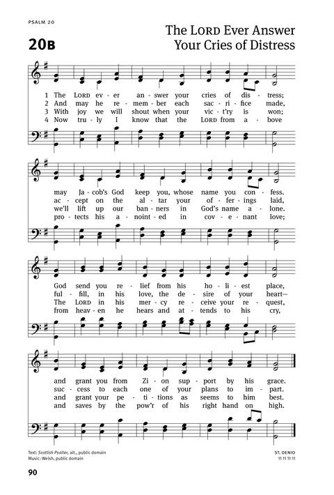 Christian Worship: Psalter page 90
