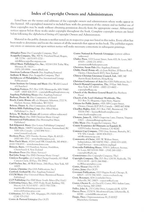 Community of Christ Sings page 794