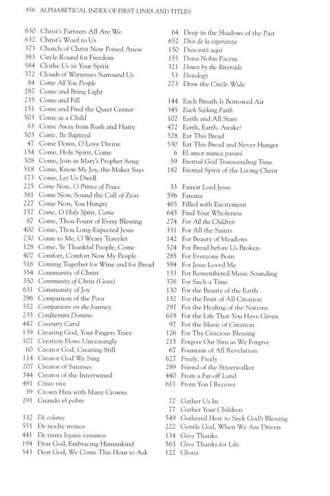 Community of Christ Sings page 866