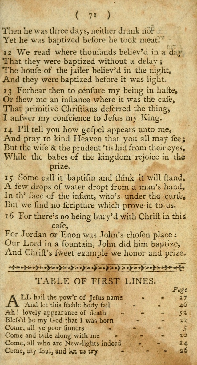 A Collection of Hymns for the use of Christians page 145