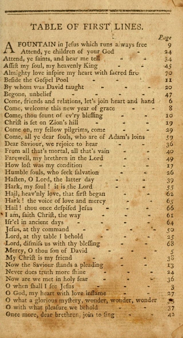 A Collection of Hymns for the use of Christians page 73