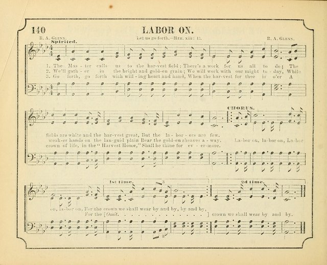 Crown of Life: a collection of songs, new and old, for the use in the Sunday-school, prayer and praise meetings, and the home circle page 140