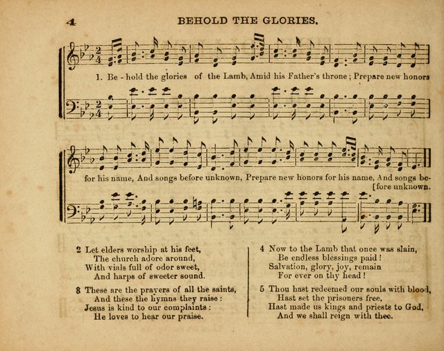 The Diadem: a collection of tunes and hymns for Sunday school and devotional meetings page 4