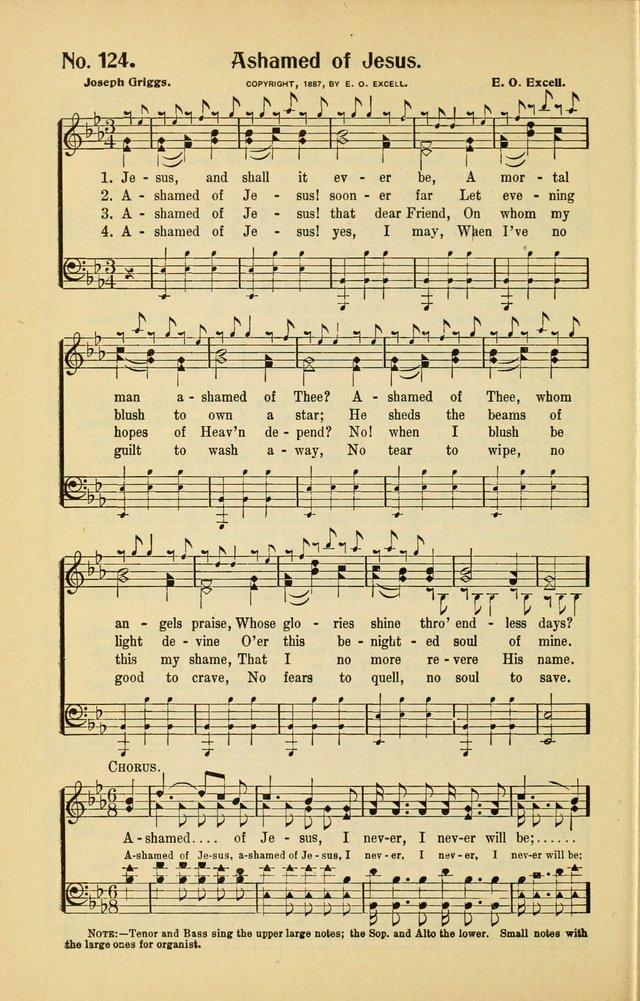 Diadems: a collection of religious songs, new and old, for the church and Sunday school page 124
