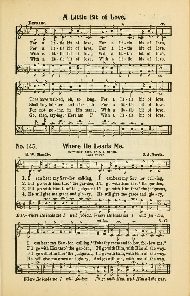 Diadems: a collection of religious songs, new and old, for the church and Sunday school page 145