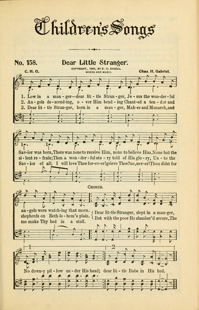 Diadems: a collection of religious songs, new and old, for the church and Sunday school page 157
