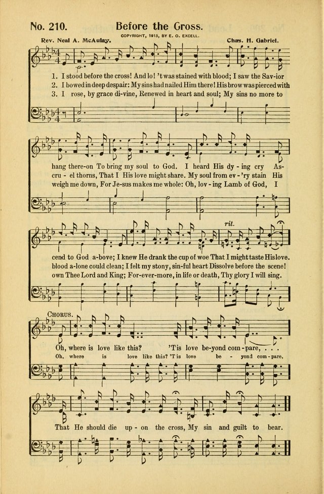 Diadems: a collection of religious songs, new and old, for the church and Sunday school page 208