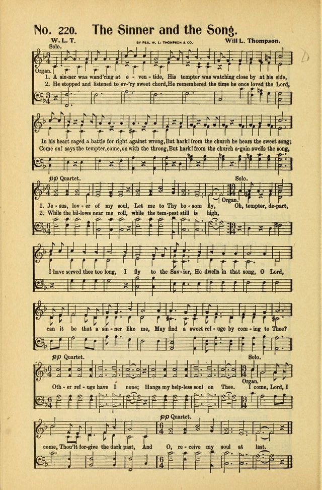 Diadems: a collection of religious songs, new and old, for the church and Sunday school page 222