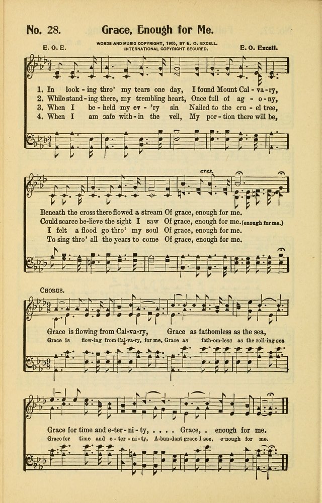 Diadems: a collection of religious songs, new and old, for the church and Sunday school page 28