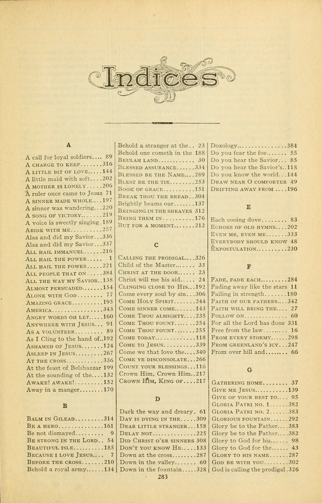 Diadems: a collection of religious songs, new and old, for the church and Sunday school page 281
