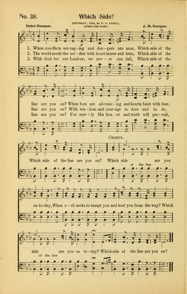 Diadems: a collection of religious songs, new and old, for the church and Sunday school page 38