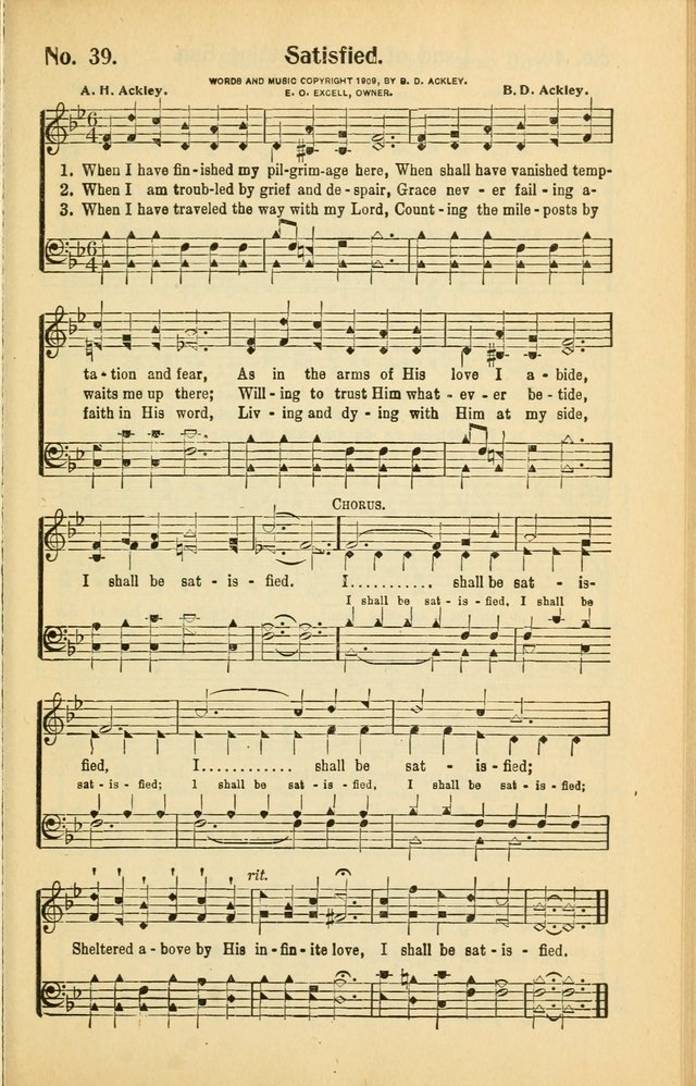 Diadems: a collection of religious songs, new and old, for the church and Sunday school page 39