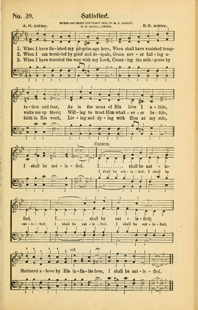 Diadems: a collection of religious songs, new and old, for the church and Sunday school page 39