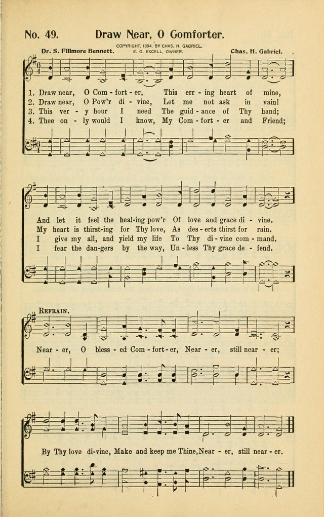 Diadems: a collection of religious songs, new and old, for the church and Sunday school page 49