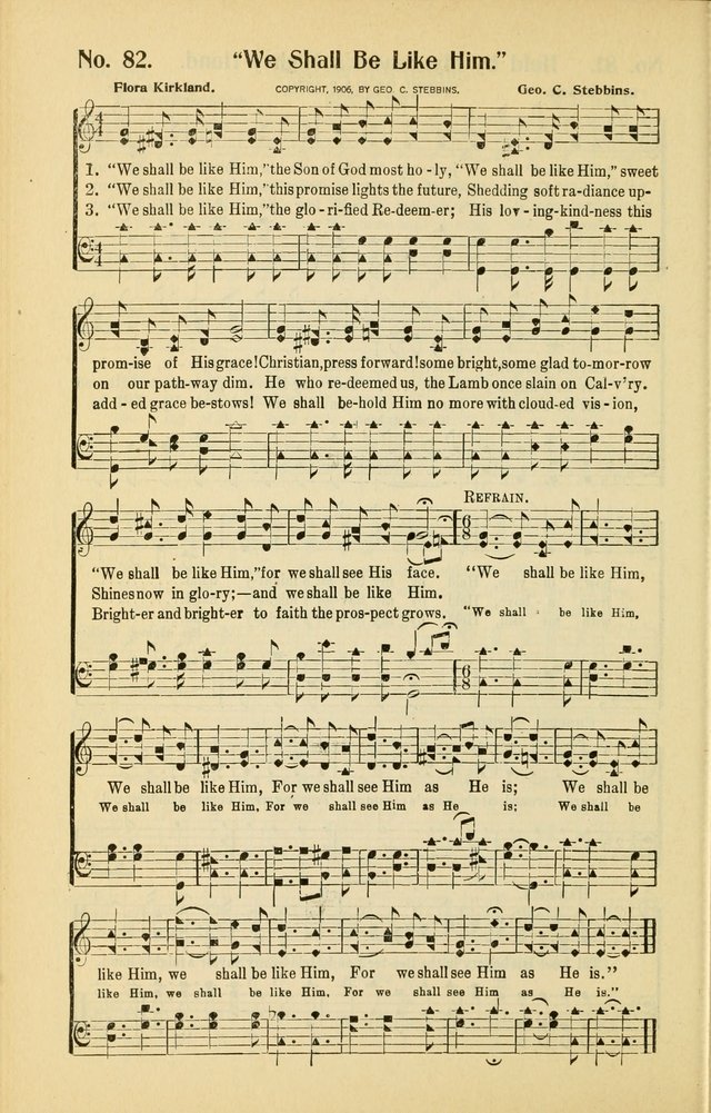 Diadems: a collection of religious songs, new and old, for the church and Sunday school page 82