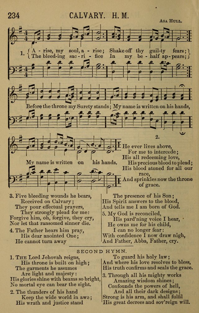 The Devotional Chimes: a choice collection of new and standard hymns and tunes, adapted to all occasions of social worship, family devotions, and congregational singing page 234