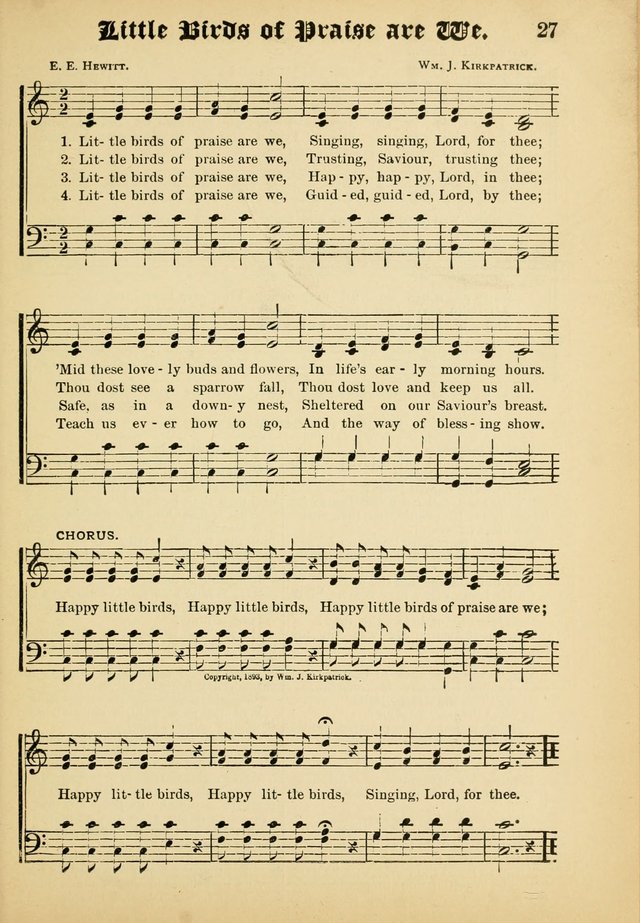 Dew Drops: comprising new songs, hymns, etc. for young singers page 25