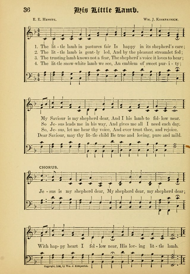 Dew Drops: comprising new songs, hymns, etc. for young singers page 34