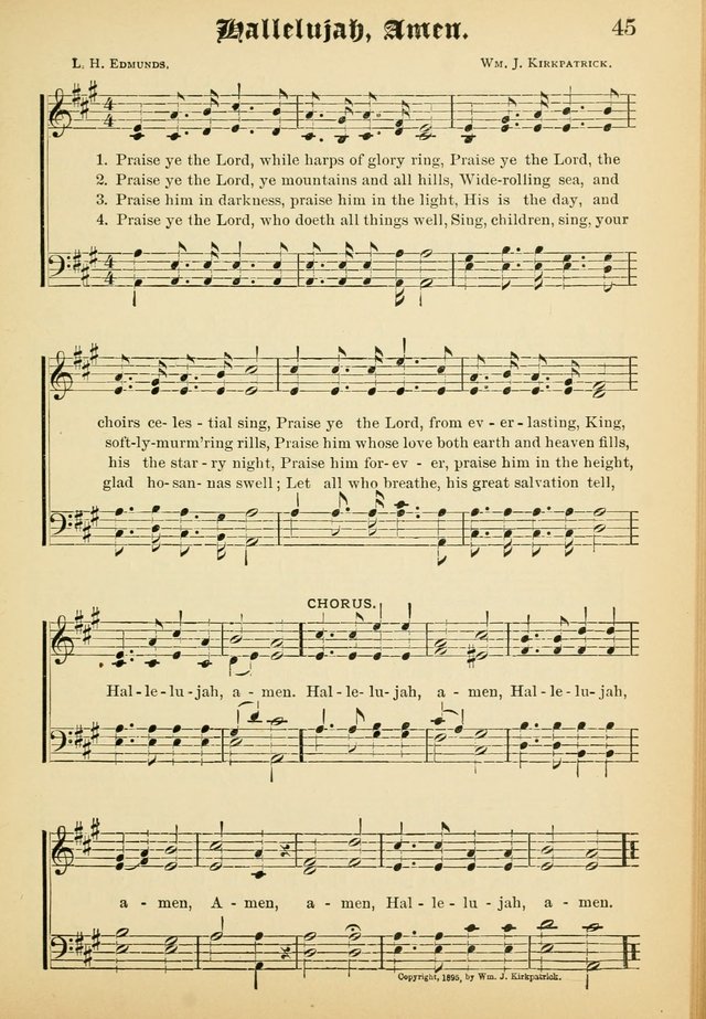 Dew Drops: comprising new songs, hymns, etc. for young singers page 43